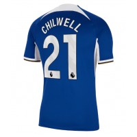 Pánský Fotbalový dres Chelsea Ben Chilwell #21 2023-24 Domácí Krátký Rukáv